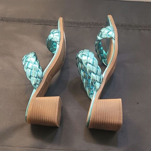 BRAND NEW ROCK&CANDY BY ZIGI DOUBLE BRAIDED STRAPS LOW BLOCK-HEEL SANDAL - Picture 11 of 16